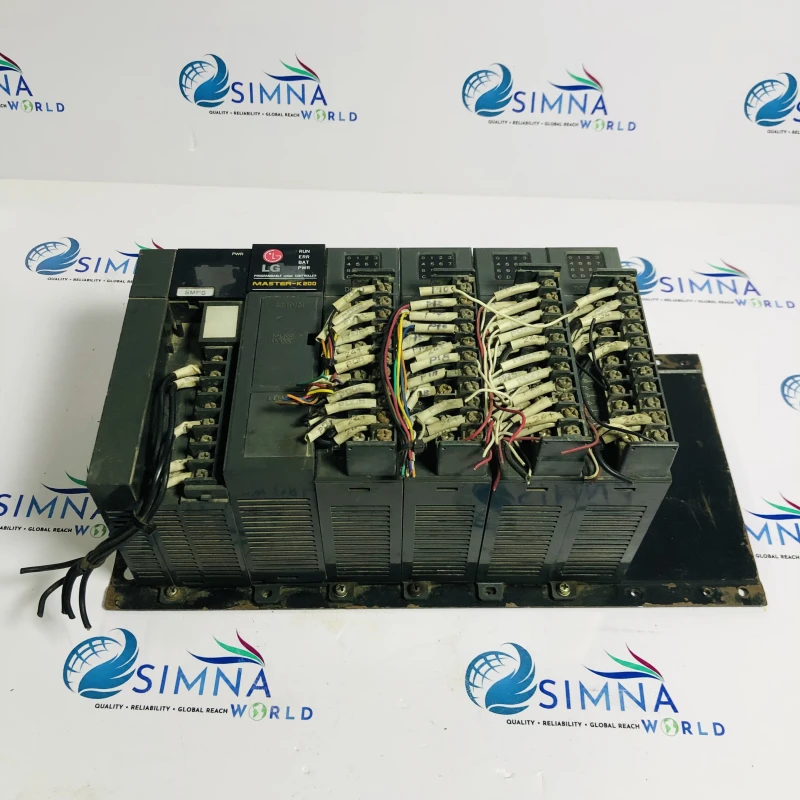 LG Master-K200 PLC System with SMPS Power Supply &amp; DC 24V Input Modules