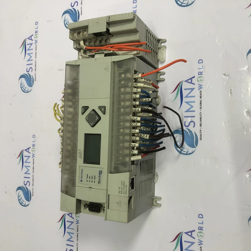 Allen-Bradley MicroLogix PLC Controller with Connected I/O Expansion Module