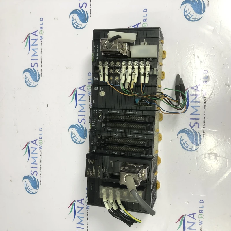 Omron SYSMAC CJ1 Series PLC System with CPU Unit and I/O Modules